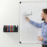HBlife Wall Mount Acrylic Dry Erase Marker Holder, 10 Slots for Office, School, Home, Black (Marker Not Included)