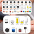 279PCS 1Inch Accessories,60-10000 Sanding Discs and Drum for Dremel Tool Grit Hook and Loop Sandpaper for Polishing