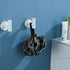 White Towel Hooks Coat Hook, Robe Hook for Bath and Kitchen,Bathroom Hardware Accessories, SUS 304 Stainless Steel Wall Hook 2 Count by SEABEFORE
