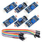 WWZMDiB 6 Pcs 5MM LDR Light Sensor 5516 Photoresistor LM393 3 Pin
