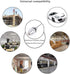 Keyless Drill Chuck Conversion Tool, Hex Shank Keyless Chuck for 0.3-6.5mm Drill Bits and Milling Cutters