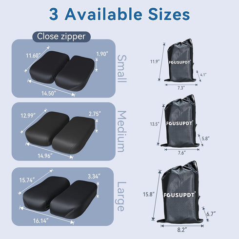 Tailbone Adjustable Seat Cushion, Memory Foam Office Chair Cushion, Car Seat Cushion, Foldable Travel Cushion for Pain