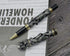 Jinhao Snake Roller Ball Pen, Black Color with Solid Metal Skull Head