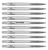 Accusize Industrial Tools 10 Pc 2 Flute H.S.S. Spiral Point Taps, 6-32Nc, A.N.S.I. Standard, Ground, Spt-6-32x10