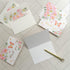 4x6 20-Pack) Gooji Butterfly Pink Floral Thank You Cards with Envelopes (Bulk Matching Peel-and-Seal Envelopes