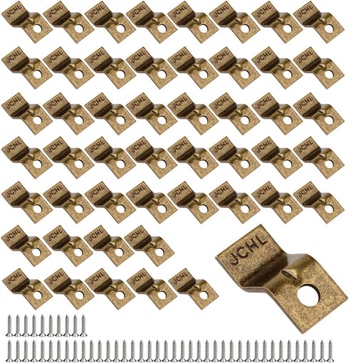 Table Desk Top Fasteners with Screws Bronze Heavy Duty Z Table Top
