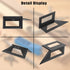 Sumnacon 3D Measuring Ruler Set of 2, 45/90 Degree Layout Tool for Woodworking and Drawing