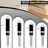 4 Set 1/4 Inch Trimming Pcs Flush Trim Router Bit Shank, Carbide Tipped Straight Cut Pattern Router Bits Bottom