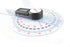 GemRed 12" Digital Goniometer, 360 Degree Physical Therapy Plastic Protractor for Joint Range of Motion