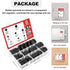 63Pcs Rubber Grommet Kit – Drill Hole Firewall Hole Plugs for Wire Protection, 6 Sizes 5/8" 13/16" 7/8" 1" 1-3/16"