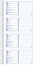 Adams Spiral Petty Cash Book, 2-Part, Carbonless, 4 Messages per Page, 200 Sets
