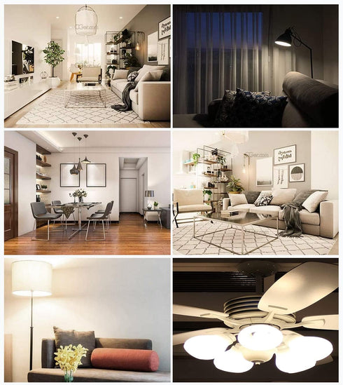 E12 LED Corn Light Bulb 10W, 100W Equivalent, 4000K Natural White, 1000LM, Non-dimmable, Pack of 5 Indoor Home Lights