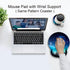 Ergonomic Mouse Pad with Wrist Support Rest, Large Gel Mousepad with Coaster for Pain Relief at Home & Office - Forest