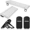 Aphumedc 2PCS Plastic Portable Keyboard Riser, Mini Foldable Laptop Keyboard Stand with 2