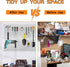 2in 50Pcs Pegboard Hooks for Hanging - Peg Board Organizer Accessories Fit New Metal Peg Board Storge Tool