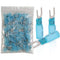 100pcs 16-14 AWG Marine Grade Heat Shrink Fork Connectors, Tinned Copper Heat Shrink Fork Terminals