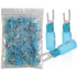 100pcs 16-14 AWG Marine Grade Heat Shrink Fork Connectors, Tinned Copper Heat Shrink Fork Terminals