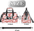 Mularoka Backpack 14.8 Inch Milk Cow Tattoo Tool Bag Multi Pockets Wide Mouth Tool Pouch For Men Women Waterproof Soft