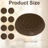 MLLNFUE 8 Packs Counter Non-Slip Stabilizer Pads for Cutting Boards, Self-Adhesive Rubber Feet, Noise Reducing Feet |