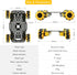 4WD 360 Mecanum Wheel Robot Chassis Car Kit Omnidirectional Movement with Metal Chassis and TT Motor Robot Building