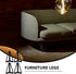 4pcs 15cm Toddmomy Cabinet Legs Sofa Legs Furniture Support Feet Black for Tv Stand Coffee Table Bed Frame Replacement