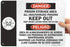SmartSign "Danger - Poison Storage Area" Bilingual Sign | 10" x 14" Aluminum