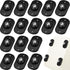 Honoson 16 Pcs Self Adhesive Caster Wheels, Appliance Rollers for Kitchen, 360° Swivel Mini Small Kitchen