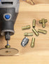 Dremel Collet Set, 10Pcs Replacement 4485 Brass Quick Change Rotary Drill Nut Tool Set (1/8" x 2, 3/32" x 2, 1/16" x 2,