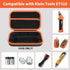 Hard Case for Klein Tools ET310 AC Circuit Breaker Finder & RT250 GFCI Outlet Tester & 80016 Tool Kit, Black (Case Only)