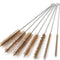 Tube Brush Kit with Stainless Steel Brass Wire Bottle Brushes, 11'' Long-Handle for 6mm to 22mm Cleaning