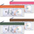 VOCHIC 4-Piece Multi-Purpose Money Bag with Zipper - Money Envelopes for Cash,