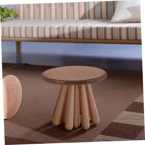 Elegant Solid Wood Stool Replacement Seat for Home and Canteen Use