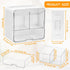 Qivine Tampon Holder for Bathroom Wall, Feminine Product Organizer Wall Mounted Tampon Dispenser, Pad Dispenser Wall