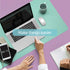YSAGi Desk Mat, Large Waterproof Mouse Pad for Desk, Leather Desk Pad for Keyboard and Mouse, Dual-Sided Mat (35.4" x
