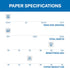 Hammermill Premium Laser Print Paper, 8.5 x 11 Paper, 24lb, 98 Bright, 3 Hole, 1 Ream / 500 Sheets (107681R)