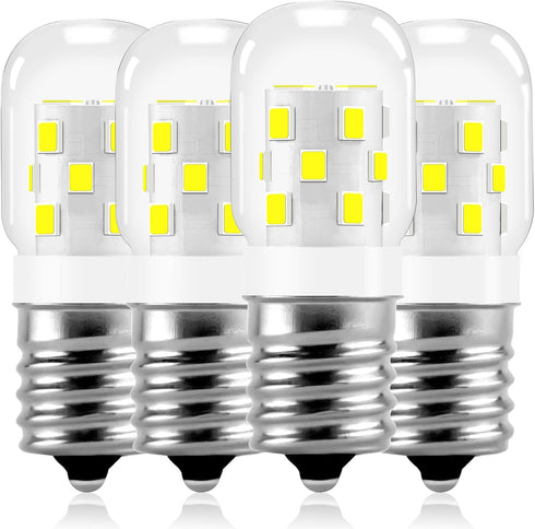 E17 LED Bulb Microwave Oven Light 8206232A 3W Super Power Saving Appliance Bulb 6000K Daylight White Pack of 4