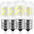 E17 LED Bulb Microwave Oven Light 8206232A 3W Super Power Saving Appliance Bulb 6000K Daylight White Pack of 4