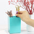 Koqye Teal Pen Holder, Decorative Acrylic Makeup Brush Holder, Desk Organizer for Home Office and School