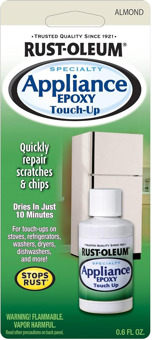 Zinsser Rustoleum 203001 0.6 oz Almond Specialty Appliance Epoxy Touch Up Paint, 2-Pack