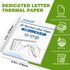 TUXIYA 100 8.5 11 Inch,BPA Sheets Thermal Printer Paper x free Advanced Thermal Printing, US Letter Size Thermal Paper