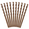 10Pcs 5/32" Cobalt Drill Bits, M35 HSS Metal Jobber Length Twist Drill Bit Set for Hard Metal, Stainless Steel, 4mm