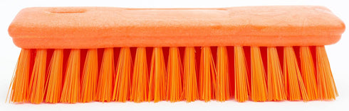 SPARTA Comfort Grip Scrub Brush, Hand Brush for Bathroom, Kitchens, Countertop, 8 Inches, Orange