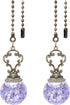 PATIKIL Ceiling Fan Pull Chain, 2 Pack 12" Decorative Ball Pendant Chain