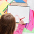 TSJ OFFICE Small White Board, 12 x 16 Inches, Portable Aluminum Frame Magnetic Dry Erase Board with Holder