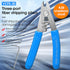 2 pcs 3 Hole Fiber Stripper - Stainless Steel CFS-3 Fiber Optic Stripping Tool with 6" Handle, Blue