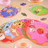 Donut Happy Birthday Bulletin Board Set, Let's Celebrate Happy Birthday Balloon Donut Accents for Classrooms
