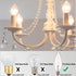 GooChan 2 3 4 6 Inch E12 Set 12 (3-Inch 12-Pack) White Plastic Candle Cover Sleeves,Chandelier Socket