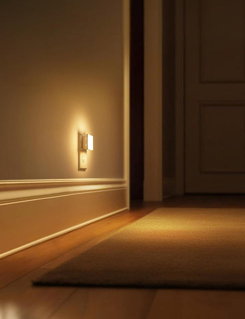 L LOHAS LED Night Lights Plug into Wall, 2-Pack, 0.3W Dusk to Dawn Soft White Nightlight for Bedroom and Bathroom