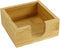 MultiBey Sticky Notes Memo Pad Holder, Original Wood Color Bamboo Desk Supplies Organizer for Office, Home, Schools
