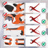 Zantle Pipe and Tube Cutter, Ratcheting Hose Cutter, One-hand Fast Cutting Tool for Less Than 1-1/4" O.D. PEX, PVC
